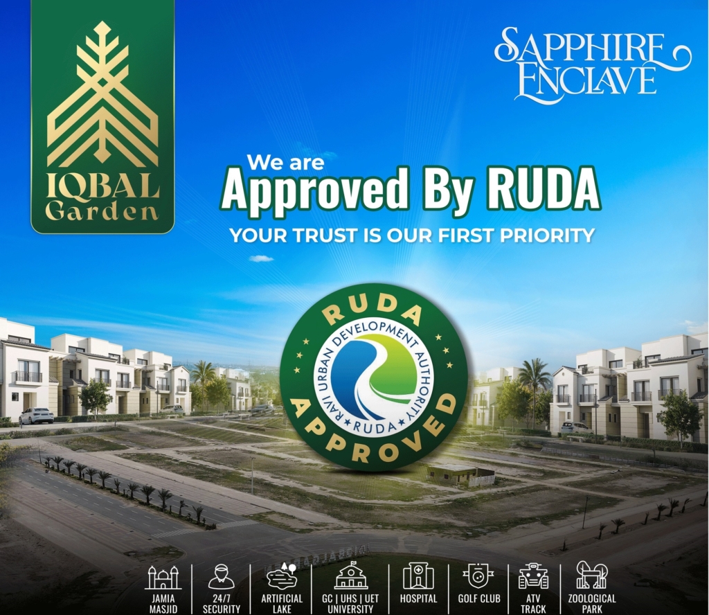 RUDA Approved Housing Society Iqbal Garden Lahore